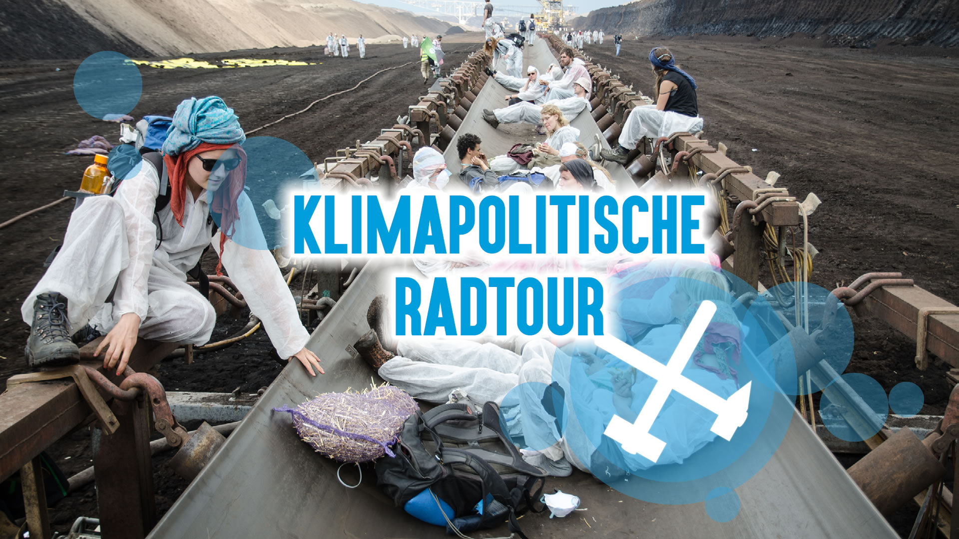 Ende Gelände 2017: Fahrradtour Hannover