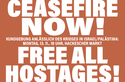 Ceasefire now - free all hostages  Ceasefire now - free all hostages