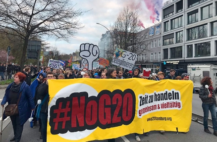 Protest gegen den G20-Gipfel in Hamburg am 7. und 8. Juli 2017 Protest gegen den G20-Gipfel in Hamburg am 7. und 8. Juli 2017