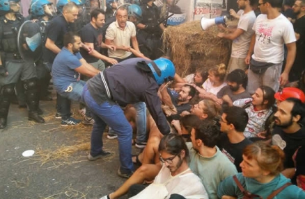 Räumung in Bologna, August 2017 Räumung in Bologna, August 2017